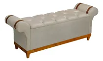Comprar Recamier Baú Banco Moveis Quarto De Casal NE 1,50m Moderno Para Quarto E Sala Closet Sapateira Bege