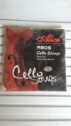 Imagen 1 de 2 de Set De Cuerdas Para Cello Marca Alice Originales 
