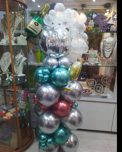 Imagen 6 de 10 de Arreglos Con Globos Para Cumpleaños Aniversario Bouquet