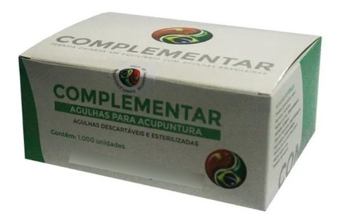 Agulha De Acupuntura 0,25x30 Sistêmica Complementar 1000 Un