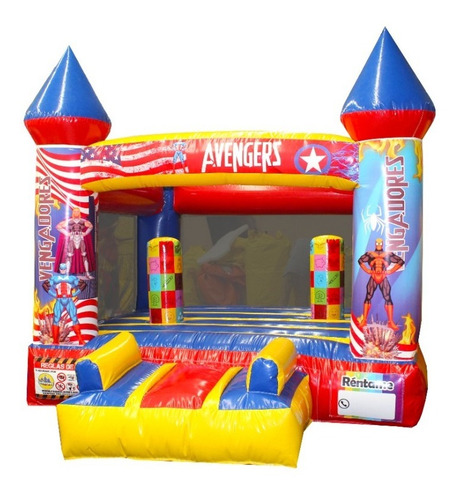 Imagen 3 de 3 de Brincolines Inflables Super Promo!!! Castillo 4mx3m Uso Rudo