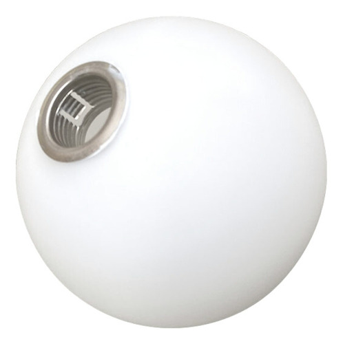 Globo Esfera Bola Vidro Rosca Luminária Arandela Pin 1640 Cor Branco