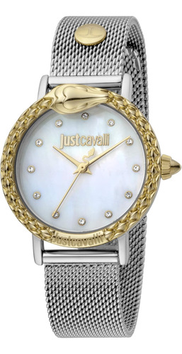 Just Cavalli Reloj De Cuarzo Para Mujer Con Correa De Acero 