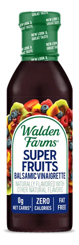 Walden Farms Super Fruits - Aderezo De Vinagreta Balsmica De
