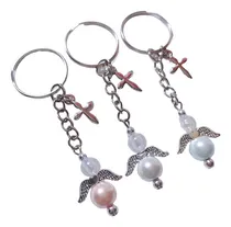 Comprar Llavero Angel Alas Corazón Souvenir Comunión Bautismo X10