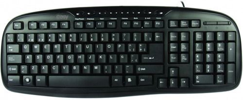 Teclado Multimedia Perfect Choice Usb Negro Alámbrico Españo