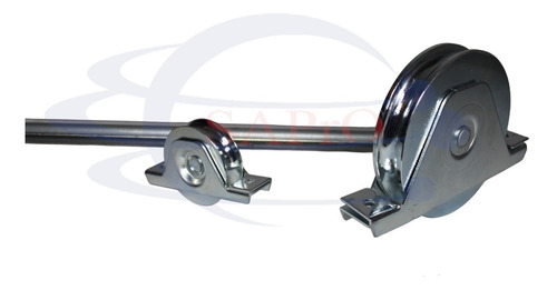 Imagen 6 de 10 de Kit De 2 Ruedas De 10cm Con Base Para 380 Kg Comunello