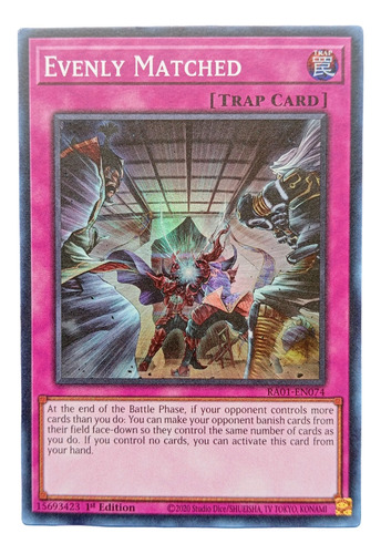 Yugioh Tcg Evenly Matched Super Rara Original Konami