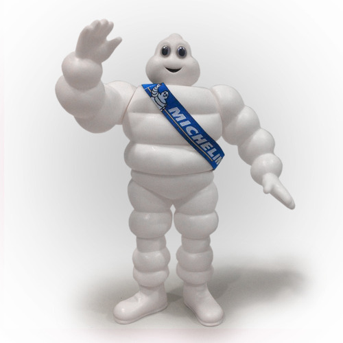 Imagen 1 de 11 de Muñeco Michelin Bibendum Original Articulado Campaña
