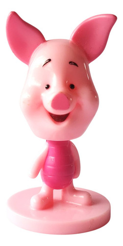 Muñeco Piglet De Winnie The Pooh Con Cabeza Bobble 2003 (Usado)
