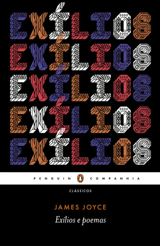 Exílios e poemas, de Joyce, James. Editorial Penguin-Companhia, capa mole em português, 2022
