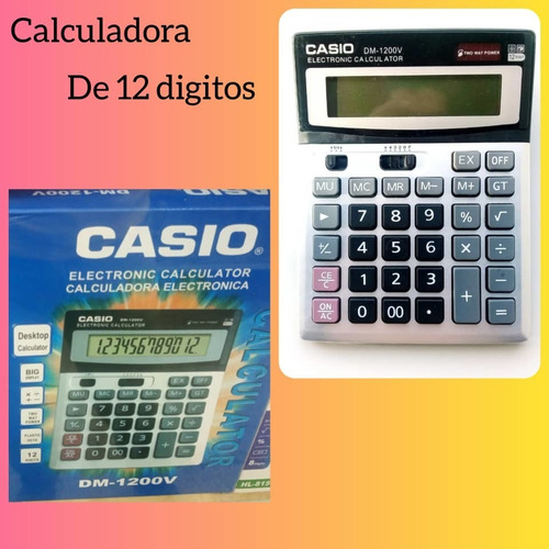 Calculadora Casio De 12 Digitos