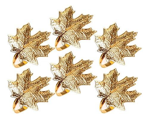 Anillos De Servilleta De Hoja Set Decoración Hojas De Arce Anillos De Servilleta De Hoja Set Decoración Hojas De Arce