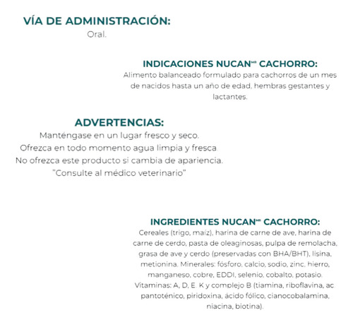 Croquetas Para Perro Nucan Cachorro 20 Kg + Regalo