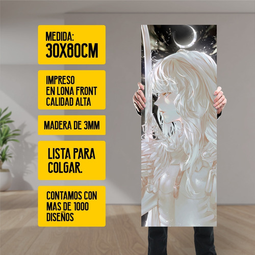 Imagen 2 de 8 de Cuadro Grande De Anime Berserk Griffith - Animeras