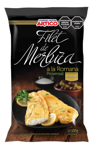 Filet De Merluza - Caja De 15u - Congelados Artico