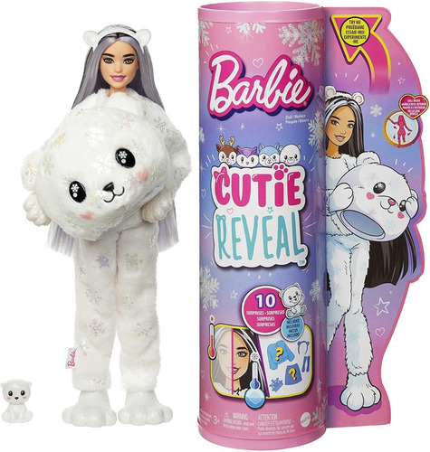 Barbie Doll Cutie Reveal Oso Polar