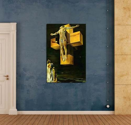 Cuadro 40x60cm Jesucristo By Dali Jesus Virgen Crucifixion