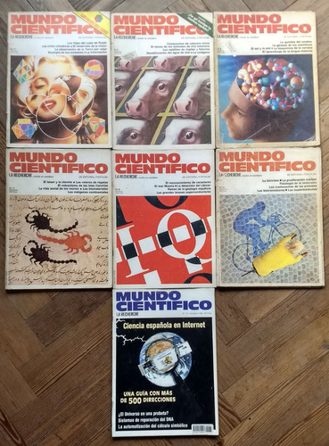 Revista Mundo Cientìfico - Lote X 7