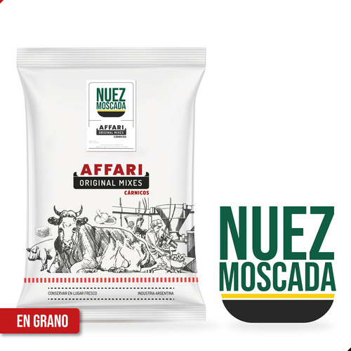 Nuez Moscada Grano Indonesia X 500grs Affari