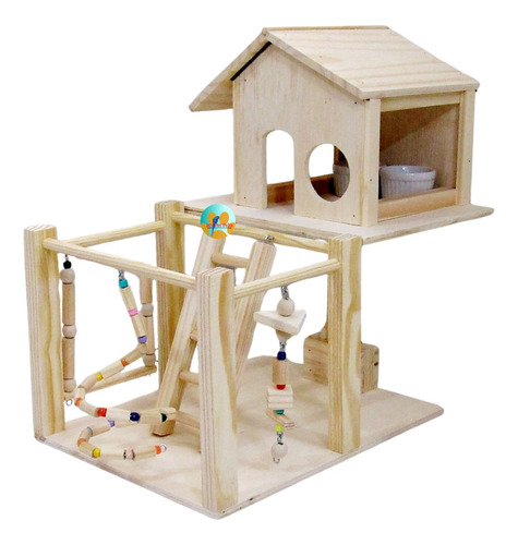 Brinquedo Calopsita Playground Calopsita My Pet Feliz P14n