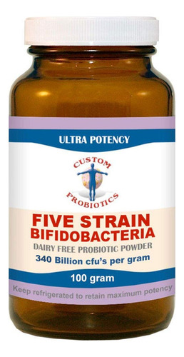 Custom Probiotics Probiótico Bifidobacteria 5 Cepas 100g