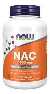 Nac, Acetil Cisteina N-acetyl Cysteine 1000mg, 120cap