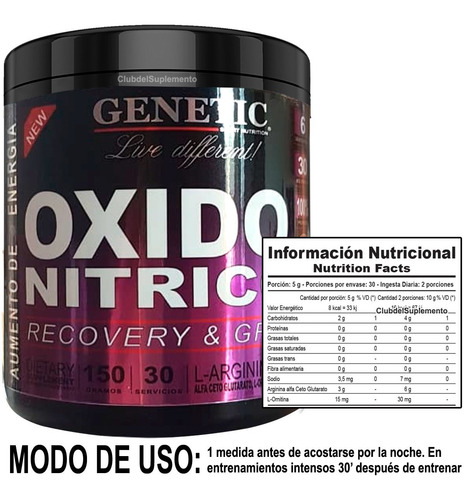 Combo Fuerza Animal Pak + Oxido Nítrico Arginina Genetic | Envío gratis Combo Fuerza Animal Pak + Oxido Nítrico Arginina Genetic | Envío gratis