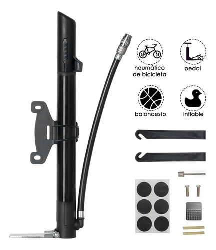 Mini Bomba De Aire Portatil Para Bicicleta Peda
