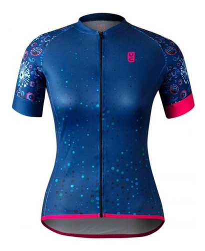 Camisa De Ciclismo Ultracore Colorful Vintage Feminina