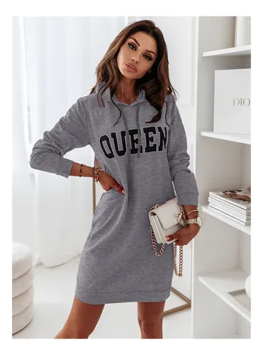 Vestido longo de moletom discount