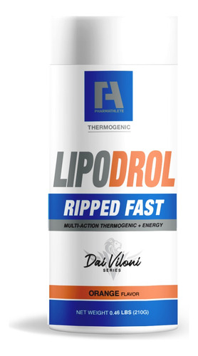 Lipodrol Quemador En Polvo 210g - Pharmathlete Naranja