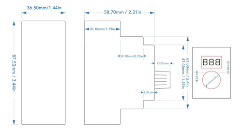 Display Digital De Sinal De Gerador Analógico De Corrente 42