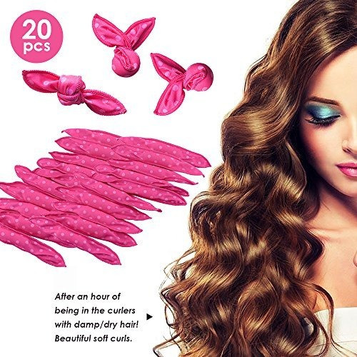 20pcs Rulos De Esponja De Espuma Flexible Para El Cabello