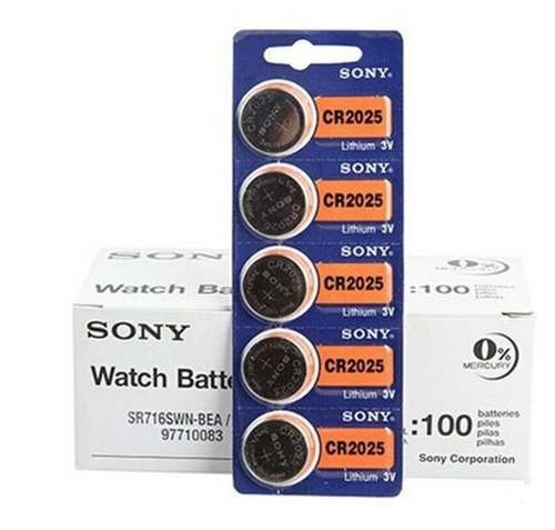 Pilas Sony Cr2025 - X5 Unidades