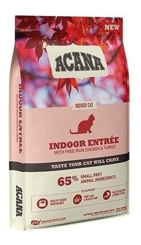 Alimento Acana Indoor Entrée para gato adulto sabor mix en bolsa de 4.5kg