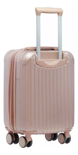 Valija Carry On 18 Abs Amayra 01 Color Oro Rosa Lisa 67.8001