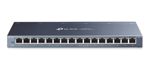 Imagen 3 de 4 de Switch Escritorio Gigabit Metálico Tp-link 16 Puertos Sg116