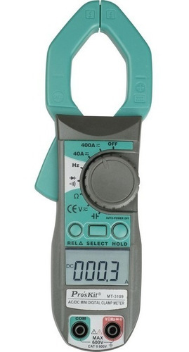 Pinza Amperimétrica Multifunción 400a Ac/dc Proskit Mt-3109