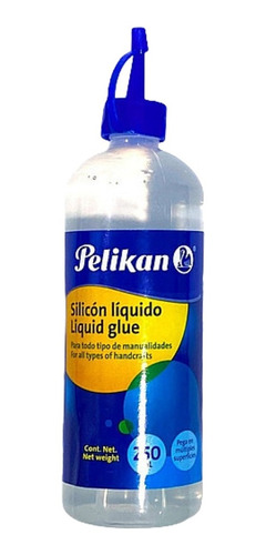 Silicon Liquido Frio Pegamento Botella Frasco 250ml Pelikan 