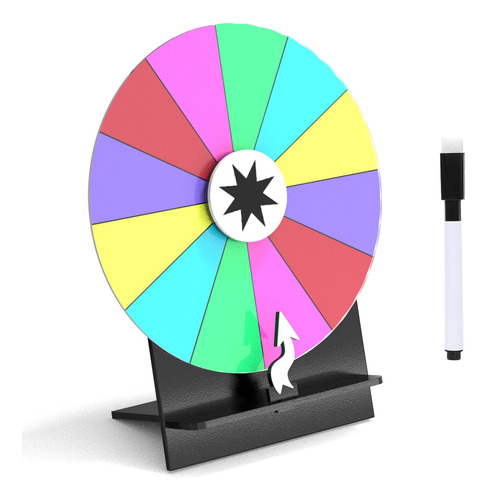 Ruleta Giratoria Zhooge De Mesa Prize Wheel, 30 Cm, Con Rotu
