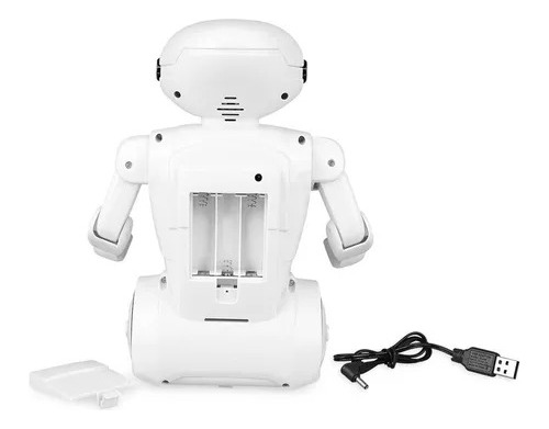 Juguetes Para Niños Robot Piggy Bank Con Luces Y Música