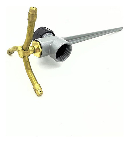 2 Aspersores Metálicos De 3 Brazos Con De Riego Automático