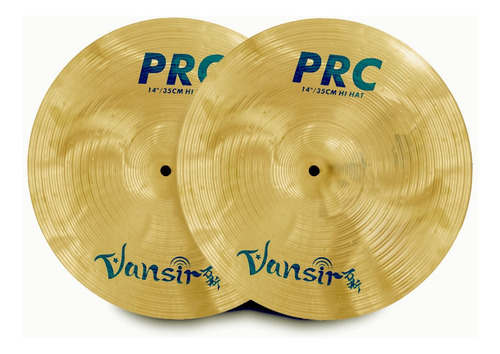 Platillo Vansir Hi Hats Contratiempos 14 Prc (aleación) Gold