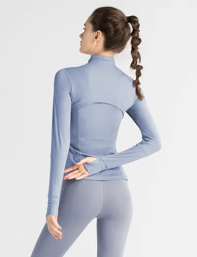 Chamarra Deportiva Para Mujer, Con Cierre Completo, Con