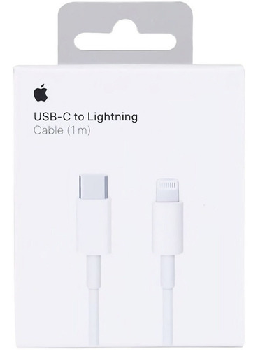 Cable Usb Tipo C A Lightning Para iPhone Orignal Blanco Ade 