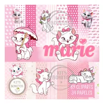 Comprar Kit Digital Imagenes Cliparts Png Gatita Marie Aristogatos