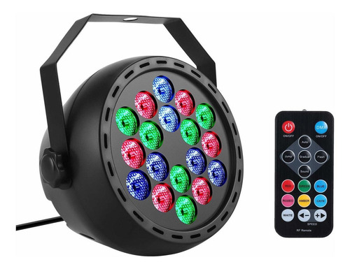 Mfl 18 Rgb Led Mini Par De Luz Activada Por Sonido Dmx Uplig