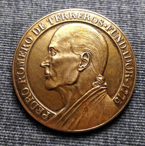 Medalla Monte De Piedad, Pedro Romero Fundador 1933.