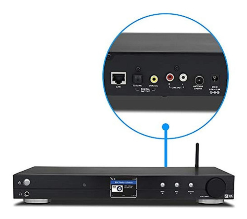 Imagen 5 de 7 de Radio Internet Ocean Digital Wifi Wr10 Dab Fm Bt Out Hi-fi